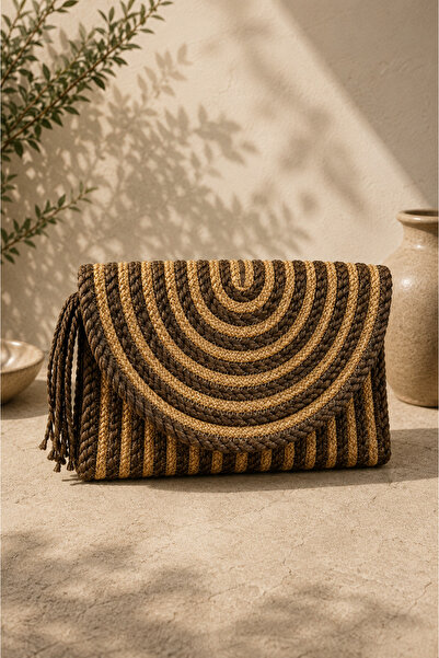 MaVaux El Geçirme Detaylı Zarf Portföy Clutch Çanta