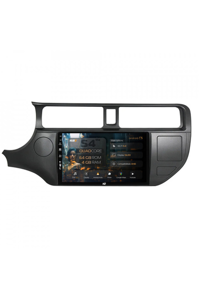 HUB64 Σύστημα πλοήγησης Android για Kia Rio (2011-2014), 9 ιντσών, 4GB RAM, C...