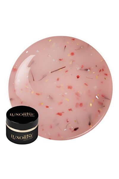 LUXORISE UV Construction Nail Gel RevoFlex Stellar Garden 15ml, Mars Blossom