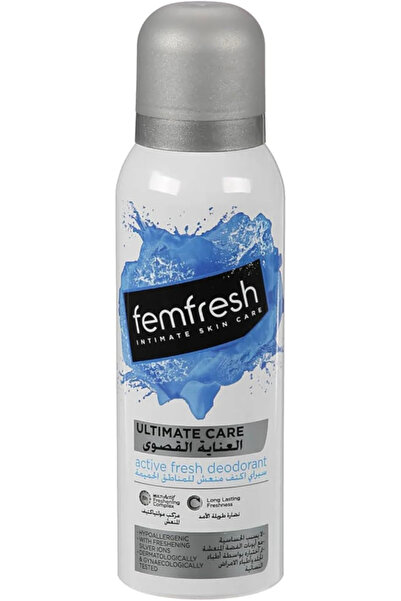 Femfresh Active Fresh Deodorant For Intimate Skin, 125Ml