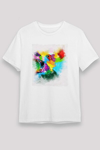 Darkhane Bear White Unisex T-Shirt T-Shirt