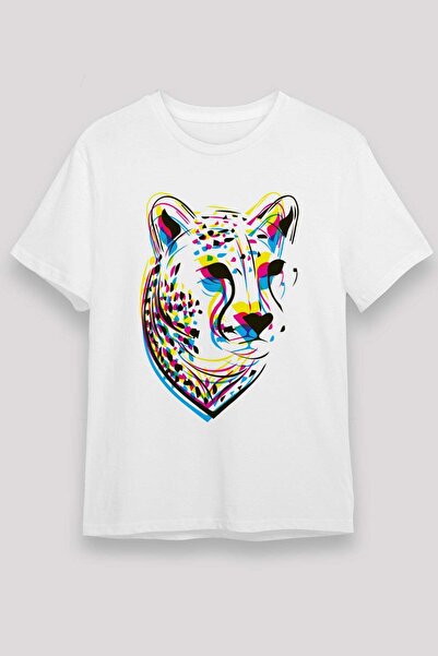 Darkhane Cheetah White Unisex T-Shirt T-Shirt