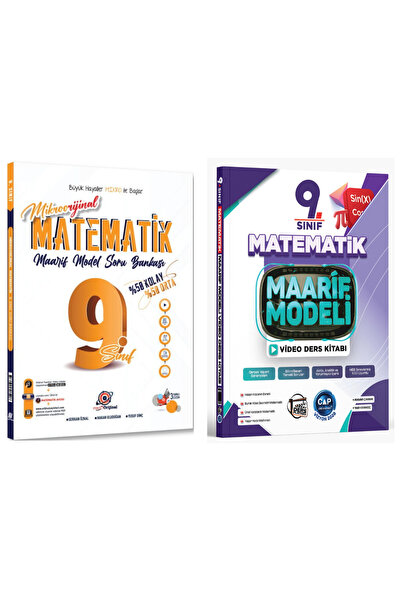 Çap Yayınları Orijinal Mikro 9. Sınıf Matematik Maarif ve Çap 9. Sınıf Matema...