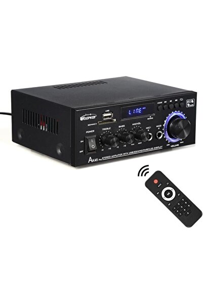 XICEN مكبر صوت منزلي AK45 Pro، أجهزة استقبال مع بلوتوث 5.0 - قناتان بقوة 30 و...