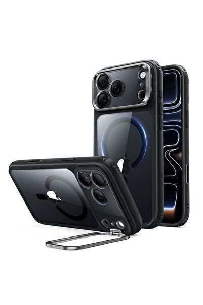 KleVero Phone Case for iPhone 18 Pro, Classic Hybrid HaloLock, Transparent