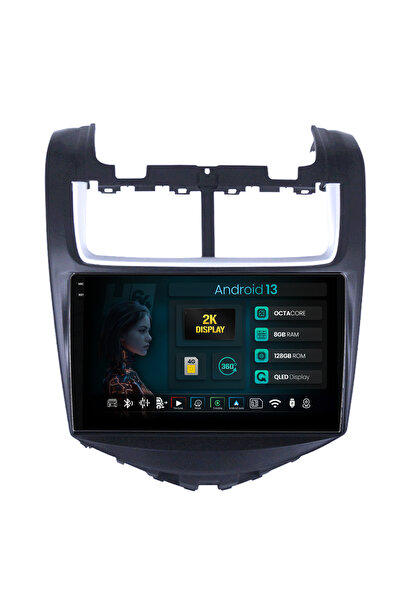 HUB64 Navigație Android Chevrolet Aveo (2014-2017), 9,5 inch, 8GB RAM, CarPla...