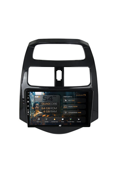 HUB64 Σύστημα πλοήγησης Android Daewoo Matiz / Chevrolet Spark (2010-2014), 9...