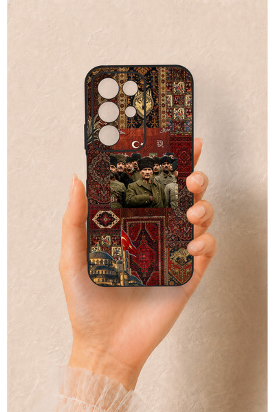 Vip Case Realme C85 5g Compatible Bozkurt and Atatürk Patterned Silicone Case