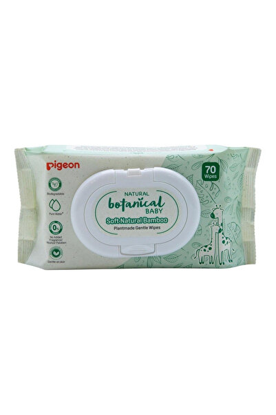 Pigeon Natural Botanical Baby Wipes, 70S