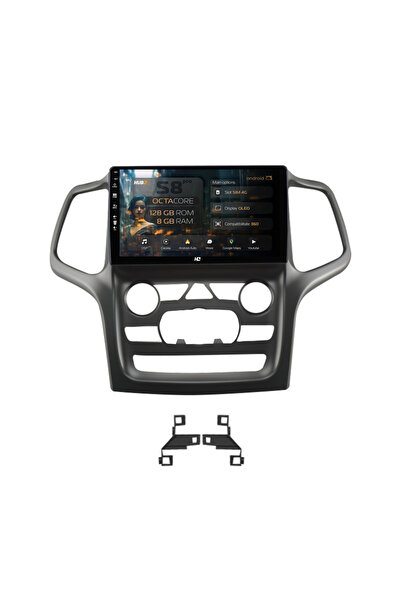 HUB64 Σύστημα πλοήγησης Android Jeep Grand Cherokee (2014-2022), 9 ιντσών, 8G...