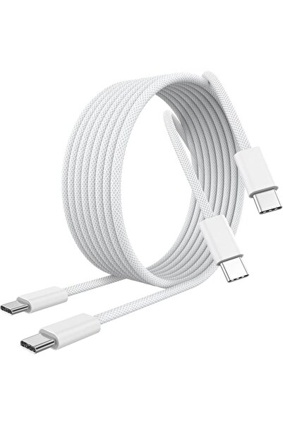KASTWAVE 60W USB C to USB C Fast Charging Cable (2 Pack, 6FT), Durable Nylon ...