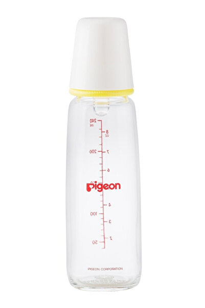 Generic Brand Pigeon Plastic Feeding Bottle with Round Base, Assorted