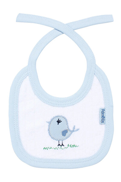 bebegen Unisex Blue Chick Motif Towel Tie Apron