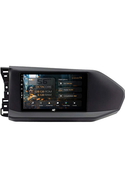 HUB64 Navigație Android Volkswagen Caddy (2023+), 9 inch, 6GB RAM, CarPlay și...