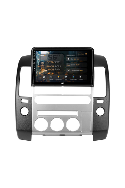 HUB64 Navigatie Android Nissan Pathfinder-Navara (2005-2014), 9 inch, 6GB RAM...