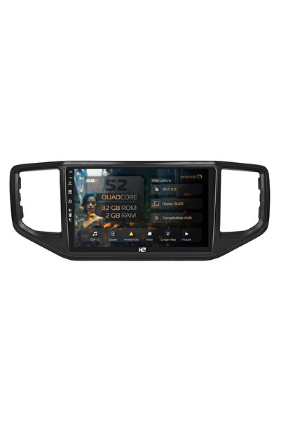HUB64 Σύστημα πλοήγησης Android Volkswagen Amarok (2017-2021), 9 ιντσών, 2GB ...