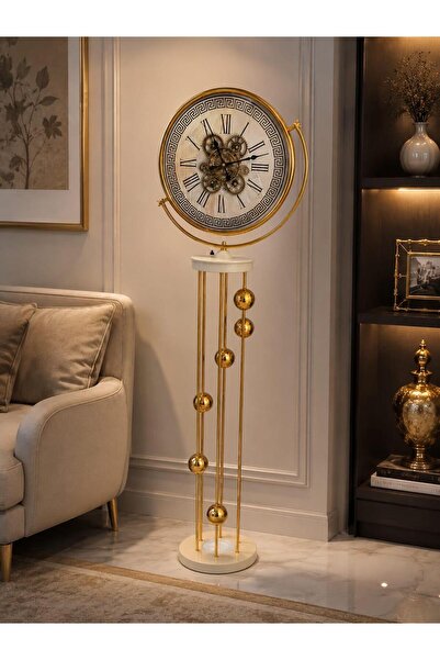 Ky Collection LAMBADER GÖVDELİ ÇARKLI SAAT
