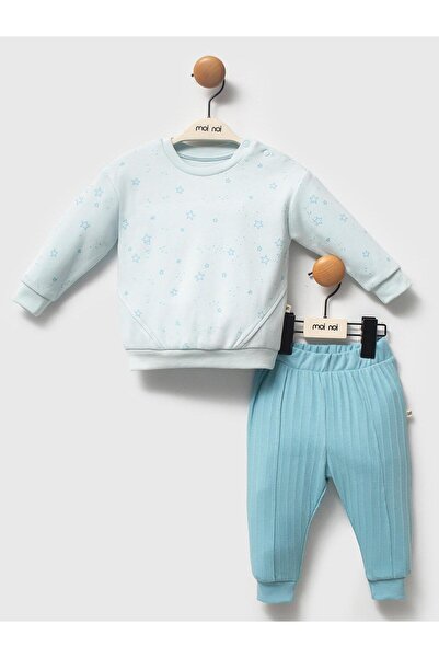 Moi Noi 2-Piece Printed 3-12 Month Set - Blue