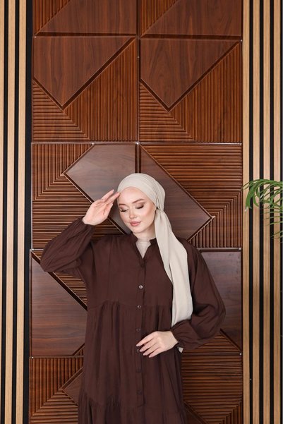 FRESH FASHION Modal Mango Solid Color Summer Dress (1St Size:38-40-42--- (2Nd Size: 44-46-48) Size Fits All Height:140 cm