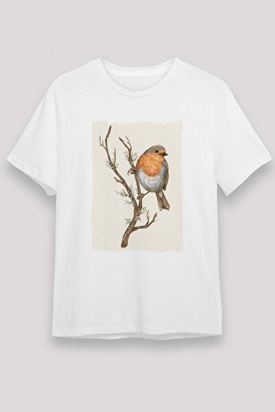 Darkhane Bird White Unisex T-Shirt T-Shirt