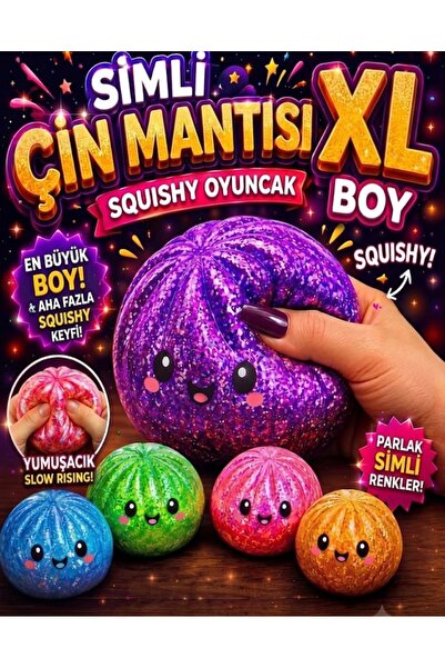 bs bellss accessory Simli Çin Mantısı Squishy Dumbling