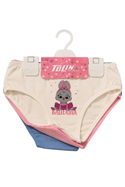 TOLIN Girl's 3-Piece Cotton Panties Set 242