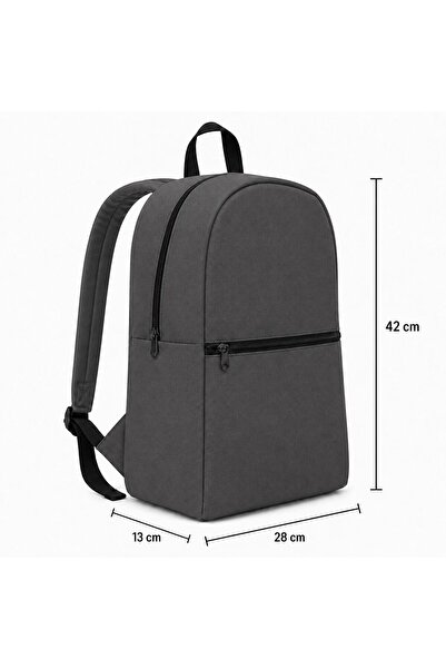 Classone XYZ S10 Eko Serisi XYZ-S14 Unisex, Okul, Sırt Çantası - Gri