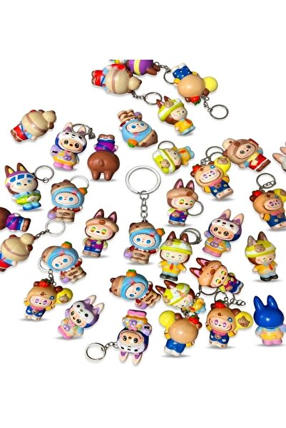 FREE PALACE Set of 3 Cute Figurine Bag Ornaments and Keychain Set