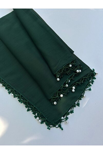 GÜNBATILI Handmade Pearl and Sand Bead Embroidered Handcrafted Writing Cloth ...