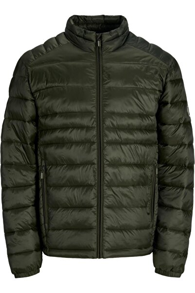Jack & Jones JJEKINGSLEY Erkek Hafif Şişme Mont Dik Yaka Günlük Rahat