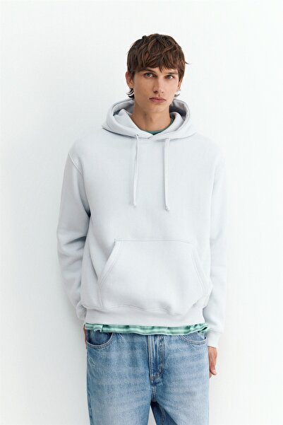 Pull & Bear Basic kapüşonlu sweatshirt
