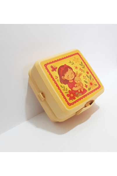 renkli çiçekler Kutija za ručak 13x13x9 CM, šablonska kutija za ručak, posuda...
