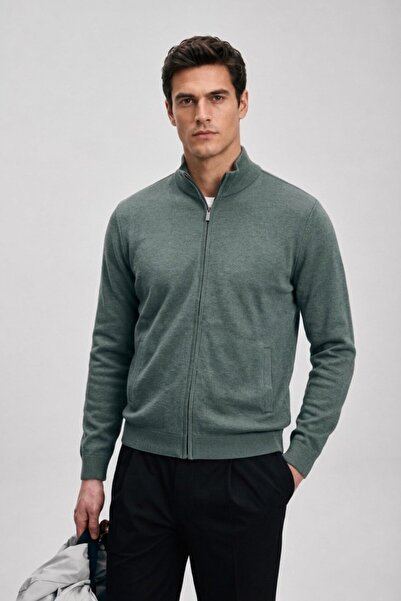 Maccali Men's Khaki Cardigan - 105