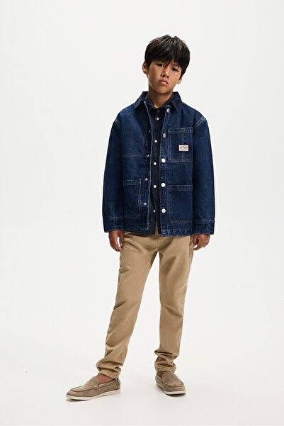 LEFTIES İçi dolgulu denim ceket