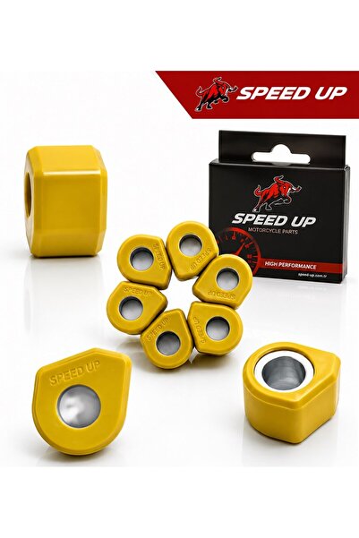 MOTOLİNAS Speed Up Varyatör Baga Seti [6'lı / 18x14 / 13.5 Gram] - Uyumlu Mod...