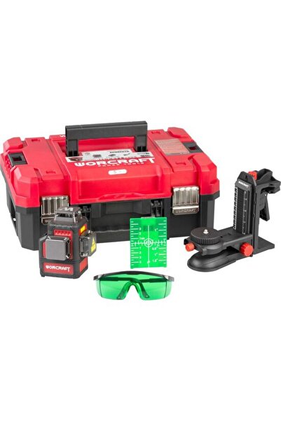 Solplant Nivela laser, verde, 360°, 3x3D, 20V Li-ion (acumulator neinclus), c...