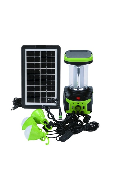 zamerya Gold Silver Gs-906 Bluetooth Radyo Usb Güneş Paneli Dahil Solar Enerjili Şarjlı Spot Fener