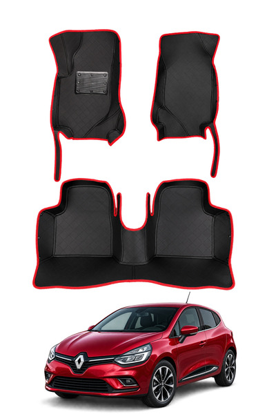 stiloto Renault Clio 4 Hatchback (2012-2019) Uyumlu 7D Oto Paspas - Diamond B...