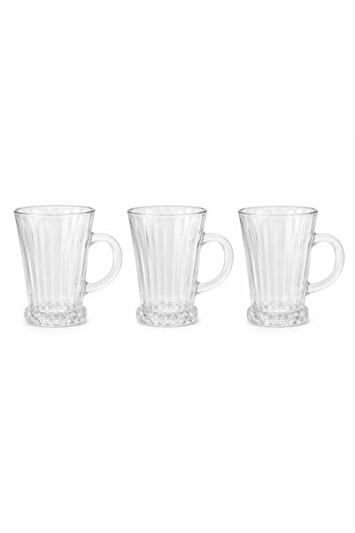 KRD Home Carnival 3’lü Cam Kupa Bardak Seti 180 ml