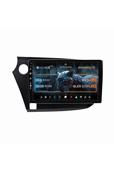 AutoDrop Honda Insight Πλοήγηση Android (2009-2014), 9 ιντσών, 2GB RAM, 32GB ROM