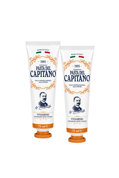 Pasta Del Capitano Pastă de dinți cu vitamine 75 ml - 1905 - Pachet promoțion...