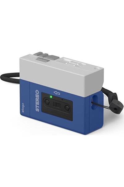 Elago Θήκη AirPods Pro 2nd Gen Cassette Player Case Σιλικόνης με Λουράκι Χειρ...
