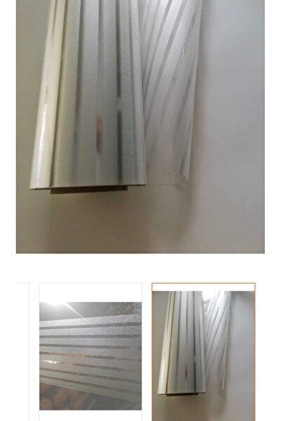 OSSOFOL Statik kendinden yapışkanlı dekoratif cam filmi 127 cm x 1 metre çizgili