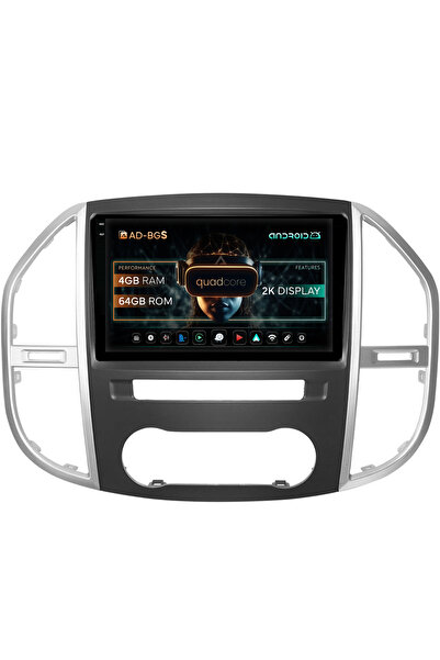 AutoDrop Navigatie Android Mercedes Benz Vito (2016+), 10.36 inch, 4GB RAM, 6...