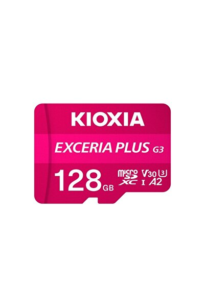 Kioxia Exceria Plus G3 128GB 210MB/s-90MB/s V30 MicroSD Hafıza Kartı LMPL3M12...