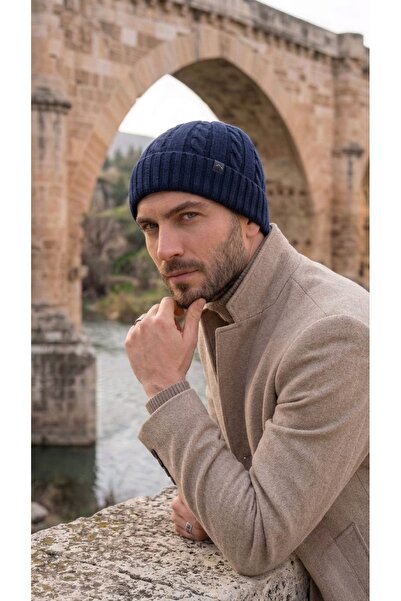LAGRANZE Special Design Woolen Hair Knitted Patterned Unisex Beanie