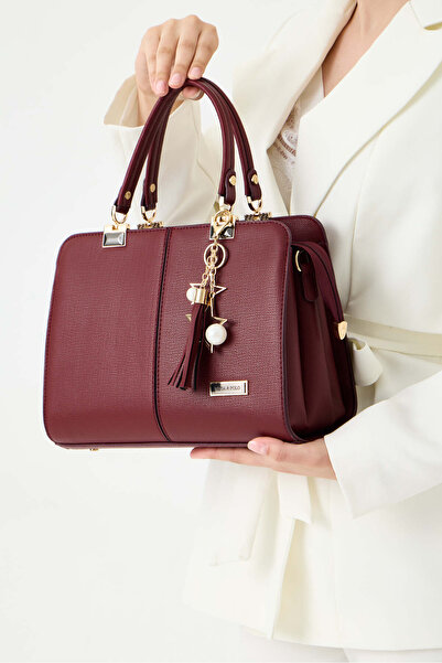 Mega & Polo Women's 7-Compartment Gift Handbag with Accessories
