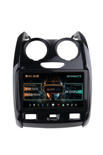 AutoDrop Σύστημα πλοήγησης Android για Dacia Duster (2012-2021), 9,5 ιντσών, ...