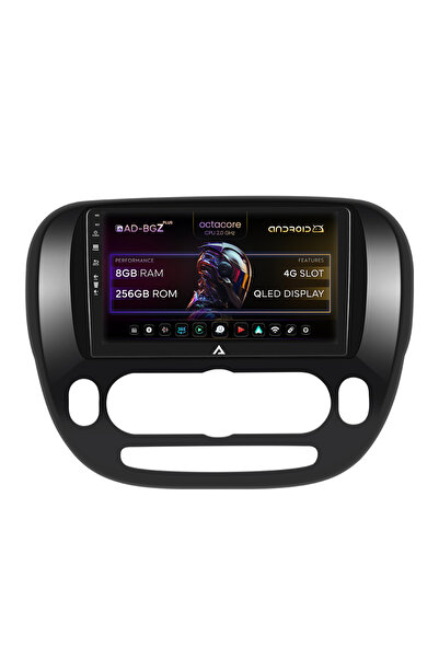 AutoDrop Σύστημα πλοήγησης Android για Kia Soul (2014-2019), 9 ιντσών, 8GB RA...