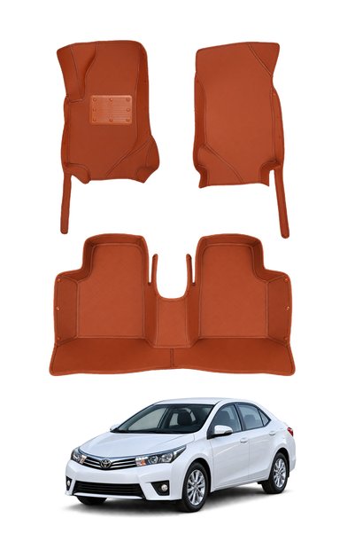 stiloto Toyota Corolla Sedan (2013-2016) Uyumlu 7D Oto Paspas - Diamond Baskı...